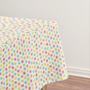 Nappe de Pâques à œufs tachetés aquarelle