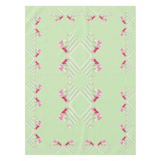 Nappe de Patchwork Vert Mint (Devant)