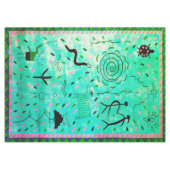 Nappe de pétroglyphes Vintages (Devant (Horizontal))