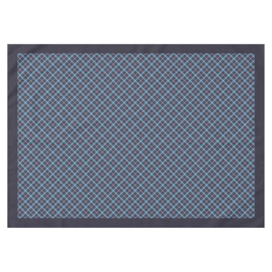 Nappe de pique-nique bleu marine avec plat classiq (Devant (Horizontal))
