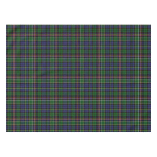 Nappe de plaid de tartan d'Allison de clan (Devant (Horizontal))