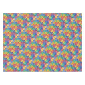 Nappe de puzzle de sensibilisation sur l'autisme (Devant (Horizontal))