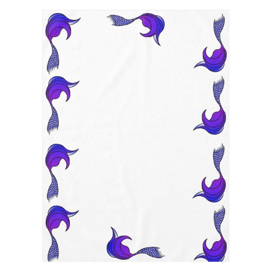 Nappe de queue de sirène pourpre (Devant)