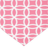 Nappe de rose et blanche de liaison de cercles (Angle)