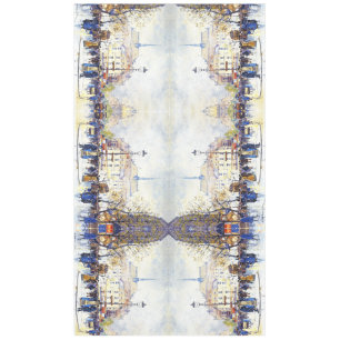Nappe de scène de rue d'impressionisme de Paris