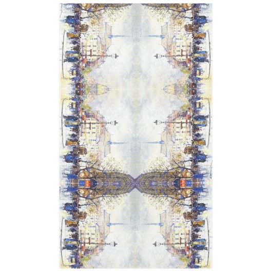 Nappe de scène de rue d'impressionisme de Paris (Devant)