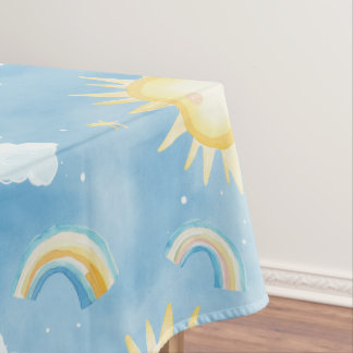 Nappe de soleil et arcs-en-ciel