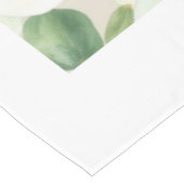 Nappe de table à feuilles d'eucalyptus moderne (Angle)