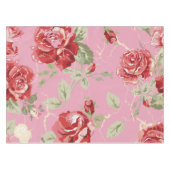 Nappe de table à impression classique de rose roug (Devant (Horizontal))