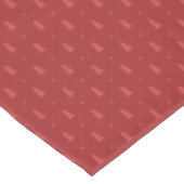 Nappe de table arbre de Noël rouge (Angle)