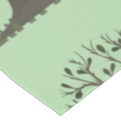 🌳 Nappe de Table Arbre de Vie Vert Pâle et Nature (Angle)