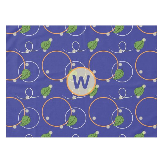 Nappe de table avec des lucioles au-dessus de l'ea (Devant (Horizontal))