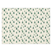 Nappe de table avec motif d'arbre de Noël vert sau (Devant (Horizontal))