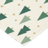 Nappe de table avec motif d'arbre de Noël vert sau (Angle)