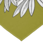Nappe de table botanique jaune de lupin (Angle)