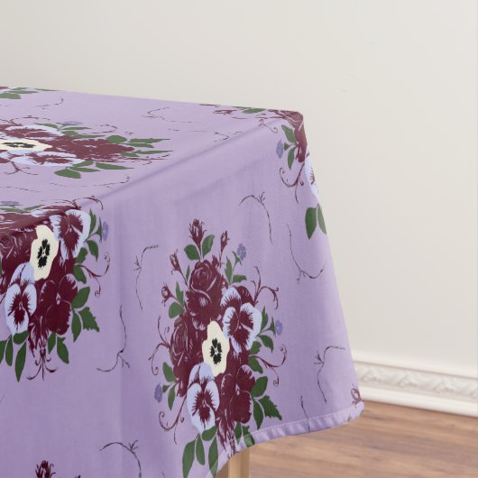 Nappe de table - Bouquet de Violettes Tafelkleed (Voorbeeld)