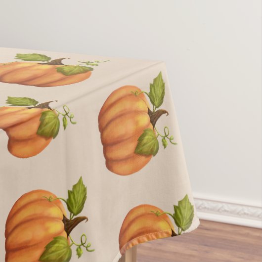 Nappe de table citrouille d'automne pour Halloween (In Situ)