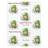 Nappe de table d'anniversaire de la Saint-Patrick  (Devant)
