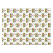 Nappe de table d'anniversaire FUN Rose Cupcake (Devant (Horizontal))