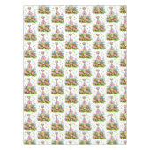 Nappe de table d'anniversaire FUN Rose Cupcake (Devant)