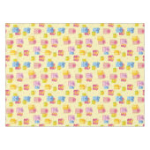 Nappe de table de cadeaux de fête jaune (Devant (Horizontal))
