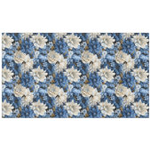 Nappe de table de designer florale ivoire blanc bl (Devant (Horizontal))