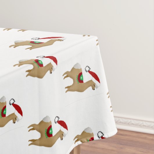 Nappe de table de fête de Noël en alpaga Décoratio (In Situ)
