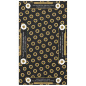 Nappe de table de foire commerciale 60X104 Logo Or (Devant)