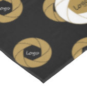 Nappe de table de foire commerciale 60X104 Logo Or (Angle)