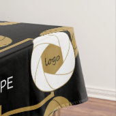 Nappe de table de foire commerciale 60X104 Logo Or (In Situ)