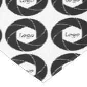 Nappe de table de foire commerciale Logo Blanc (Angle)
