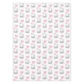 Nappe de table de la Saint-Valentin Renard rose co (Devant)