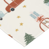 Nappe de table de Noël avec illustration d'animaux (Angle)