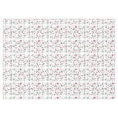 Nappe de table de Noël en pin cardinal rouge class (Devant (Horizontal))
