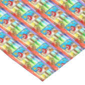 Nappe de table de Thanksgiving plage dinde (Angle)