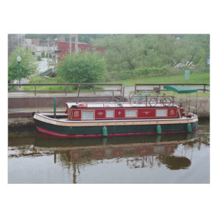 Nappe de table du bateau du canal Erie