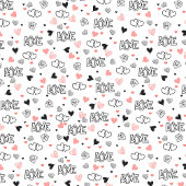 Nappe de table élégante avec texte d'amour pour la
