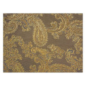 Nappe de table en coton marron doré joli (Devant (Horizontal))