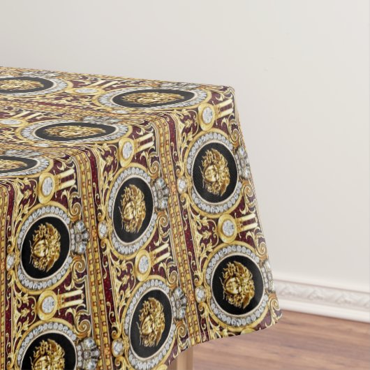 Nappe de table en gemmes de Méduse dorée (In Situ)