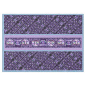 Nappe de table fée de pluie violette (Devant (Horizontal))