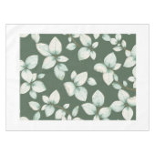 Nappe de table feuille d'eucalyptus vert moderne (Devant (Horizontal))