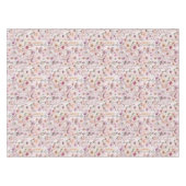 Nappe de table Fleur de champ pastel – Rose poudré (Devant (Horizontal))