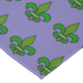 Nappe de table Fleur de Lis Mardi Gras Décoration (Angle)