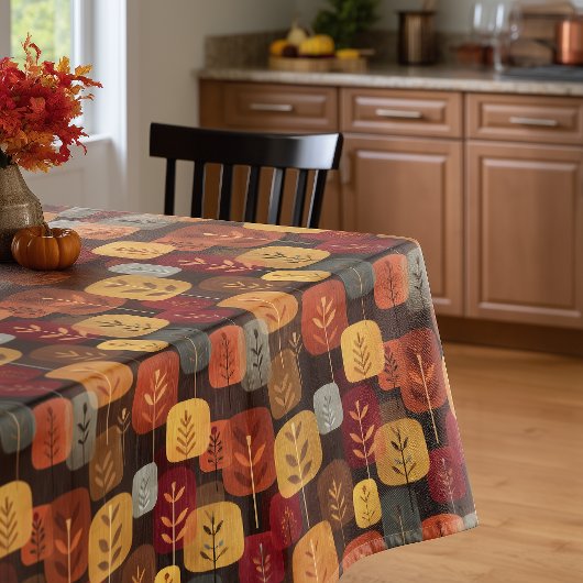 Nappe de table forêt automnale de style moderne du