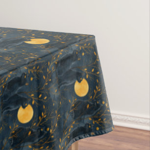 Nappe de table Halloween Chat Noir Décoration de m