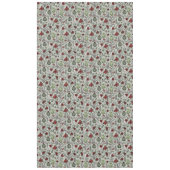 Nappe de table Noël western rouge et vert avec boi (Devant)