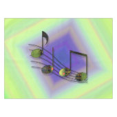 Nappe de table Notes Dubstep (Devant (Horizontal))
