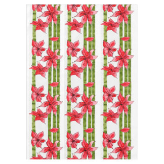 NAPPE DE TABLE POINSETTIA AMUSANTE ET FABULEUSE