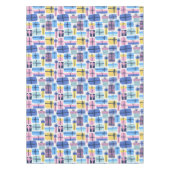 Nappe de table pour cadeaux de fête bleue (Devant)