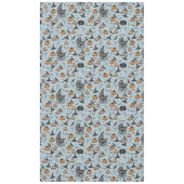 Nappe de table pour landau de bébé victorien bleu (Devant)